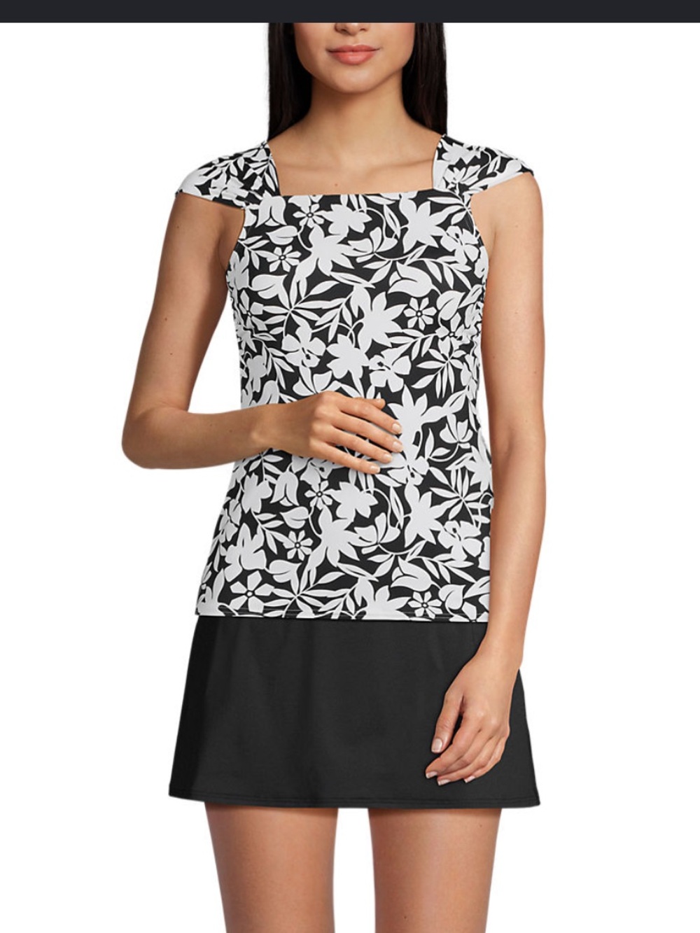 Lands’ End Cap Sleeve Tankini
